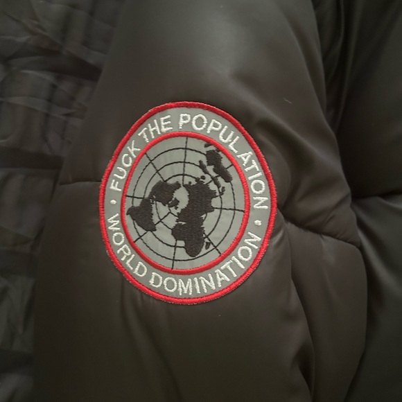 Black Puffer Jacket with Logo - Picture 5 of 10